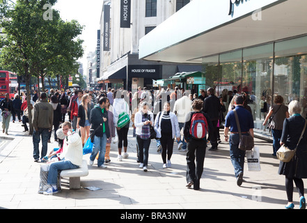 Oxford Street - Londres Banque D'Images