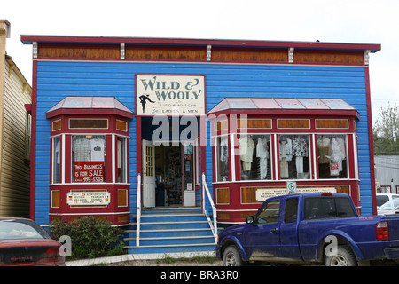 Images de la ville de Dawson City, Yukon, Canada Banque D'Images