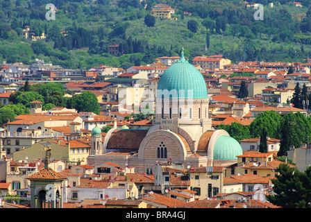 Synagoge Florenz - Grande Synagogue de Florence 01 Banque D'Images