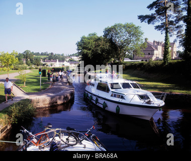 Ballinamore-Ballyconnell Shannon-Erne Waterway, Canal, Co Leitrim, Ireland Banque D'Images