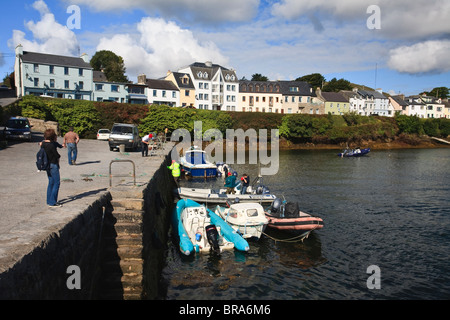 Port de Roundstone, Connemara, comté de Galway, Irlande Banque D'Images