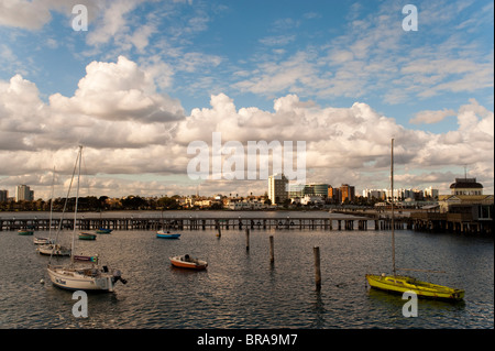 Port, quartier de St Kilda, Melbourne, Victoria, Australie, Pacifique Banque D'Images