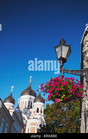 La cathédrale Alexandre Nevsky, Toompea, Tallinn, Estonie, pays Baltes, Europe Banque D'Images