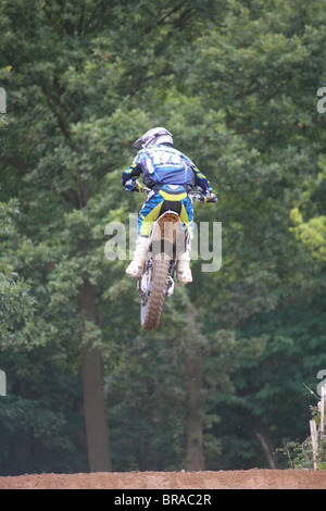 Saut en motocross, Canada Heights, Red Bull Pro Ronde 6 National Banque D'Images