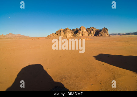 Les superbes paysages du désert de Wadi Rum, Jordanie, Moyen-Orient