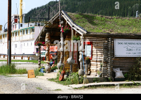 Images de la ville de Dawson City, Yukon, Canada Banque D'Images