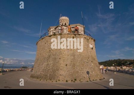 Vieille maison à Piran, Slovénie, Europe Banque D'Images