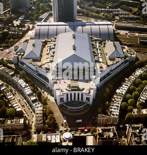 L'image aérienne de l'Earls Court Exhibition Centre, Warwick Road, London, Londres, Angleterre, Royaume-Uni, Europe Banque D'Images