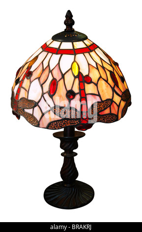 Lampe Art Déco avec isolé clipping path Banque D'Images