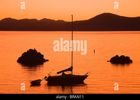 Sand Harbor Beach State Recreation Area sur le lac Tahoe, Nevada, États-Unis d'Amérique, Amérique du Nord Banque D'Images