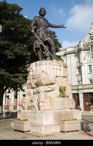 Statue de William Wallace, Aberdeen, Écosse Banque D'Images