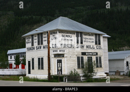 Images de la ville de Dawson City, Yukon, Canada Banque D'Images