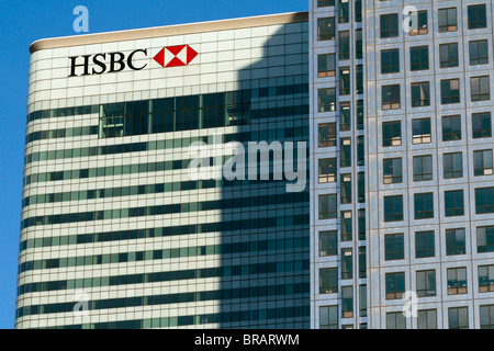 8 Canada Square - HSBC Tower - Canary Wharf - Londres Banque D'Images