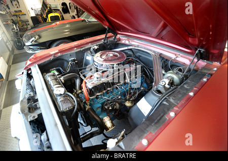 1968 Ford Mustang motor Banque D'Images