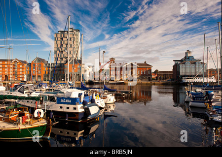 Ipswich Waterfront, Suffolk Banque D'Images