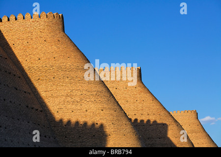 Les murs de l'arche, Boukhara, Ouzbékistan Banque D'Images