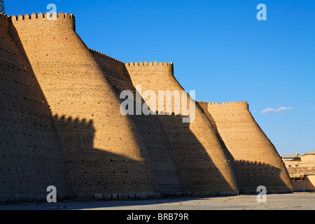 Les murs de l'arche, Boukhara, Ouzbékistan Banque D'Images