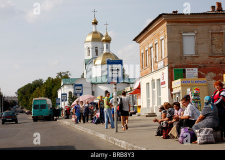 Uman est un monument historique historique célèbre dans le centre de l'Ukraine, à mi-chemin entre la capitale de Kiev et le joyau de la mer Noire d'Odessa Banque D'Images