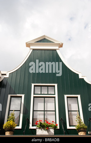 Maison historique typique hollandais à Volendam. Holland Banque D'Images