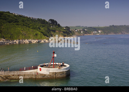 Le banjo pier à Looe, Cornwall, UK. Banque D'Images