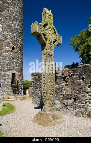 Le comté de Louth IRLANDE Monasterboice site monastique Banque D'Images