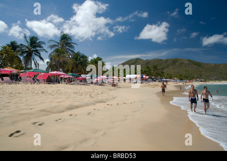 L'île de Margarita au Venezuela Playa Caribe Banque D'Images