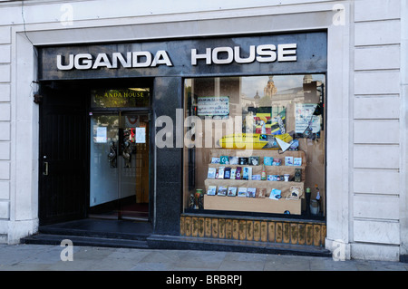 Maison de l'Ouganda En Ouganda, la Haute Commission, Trafalgar Square, London, England, UK Banque D'Images
