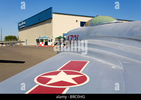 Mig-17PF Frescoe à l'Aerospace Museum de Californie, Sacramento, Californie, USA Banque D'Images