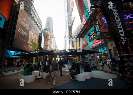 Le 2011 Honda CR-Z, un hybride sport automobile vu dans Times Square à New York Banque D'Images