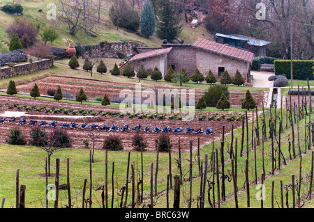 Sanctuaire franciscain de La Foresta, Rieti, Latium (Lazio), l'Italie, l'Europe. Banque D'Images