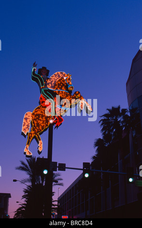 L'enseigne au néon de Las Vegas NEVADA USA. Banque D'Images