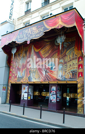 Théâtre Rive Gauche, Rue de la Gaité, Montparnasse, Paris, France Banque D'Images