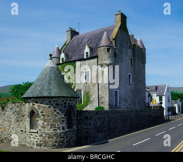 Ballygally Castle, Co Antrim, Irlande ; 17e siècle château construit par James Shaw Banque D'Images