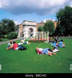 Saint Stephen's Green, Dublin, Dublin, Irlande Banque D'Images