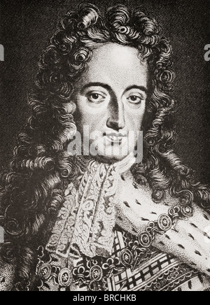 William III, 1650 à 1702. Roi d'Angleterre et d'Irlande et à partir de 1689, Guillaume II d'Écosse aka William d'Orange. Banque D'Images