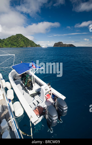 Paysage paysage de l'île Cocos, du Costa Rica, de l'Océan Pacifique Banque D'Images