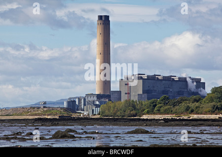 Station d'alimentation Longannet est une grande centrale à charbon dans le fifre capable de la cocombustion de la biomasse, du gaz naturel et des boues. Banque D'Images