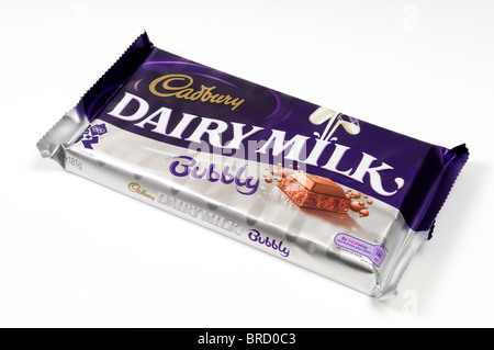 Cadbury Dairy Milk Chocolate Bar. Banque D'Images