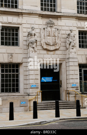Ministère de l'énergie et le changement climatique, Whitehall Place, London, England, UK Banque D'Images