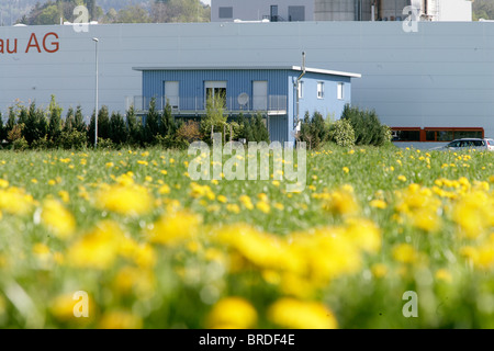 Le siège de Dignitas, dans la ville de Pfäffikon, Suisse. Banque D'Images