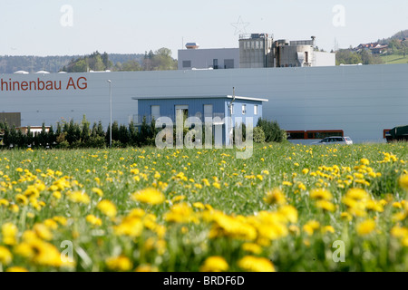 Le siège de Dignitas, dans la ville de Pfäffikon, Suisse. Banque D'Images