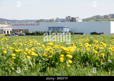 Le siège de Dignitas, dans la ville de Pfäffikon, Suisse. Banque D'Images