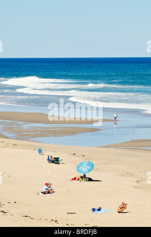 Marconi Beach, Cape Cod National Seashore, Wellfleet Cape Cod sur une journée ensoleillée. Banque D'Images