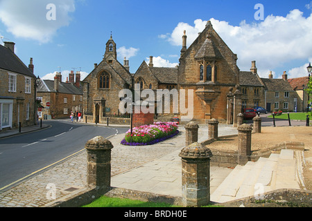 Le vieux hospices de Sherborne, Dorset, England, UK Banque D'Images