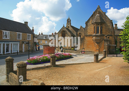 Le vieux hospices de Sherborne, Dorset, England, UK Banque D'Images