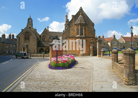 Le vieux hospices de Sherborne, Dorset, England, UK Banque D'Images