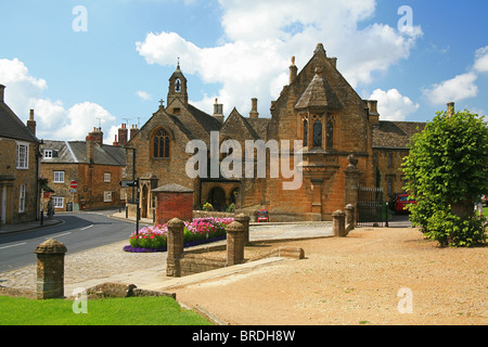 Le vieux hospices de Sherborne, Dorset, England, UK Banque D'Images