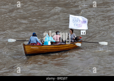 Le grand fleuve de la race, de la Thames, London, UK. Septembre 2010. Banque D'Images