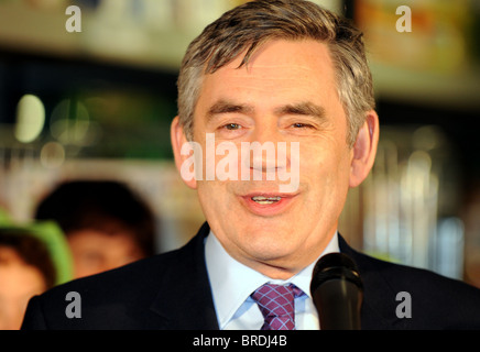 Gordon Brown MP, ancienne 'Premier ministre' de Grande-Bretagne, Royaume-Uni Banque D'Images