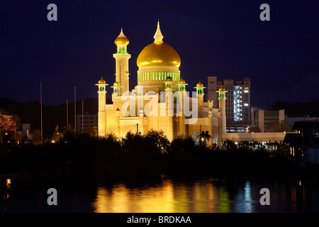 Mosquée Omar Ali Saifuddien, Bandar Seri Begawan, Brunei Banque D'Images